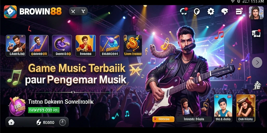 Tampilan gameplay menarik dari BROWIN88 yang penuh warna.