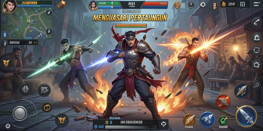 Screenshot DOWER88 menampilkan aksi strategi yang mendebarkan dan taktik yang cerdas.