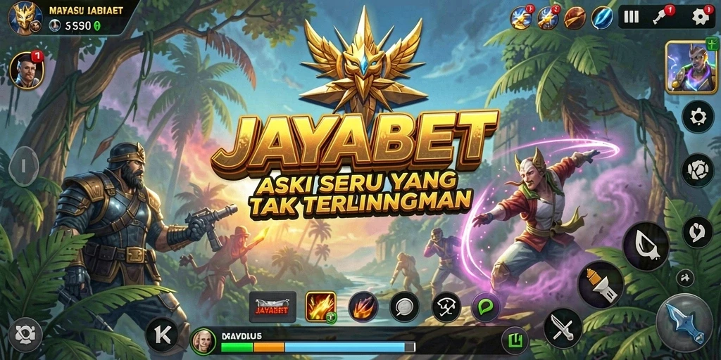 Tampilan gameplay mendebarkan dari JAYABET saat bertempur.