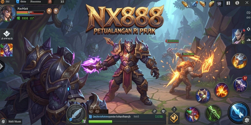 Screenshot gameplay ARPG yang seru dan menegangkan dari NX888.