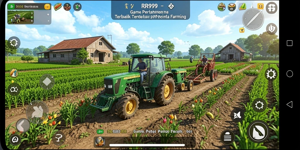 Gameplay seru dengan aktivitas bertani dan berkebun di RR999.