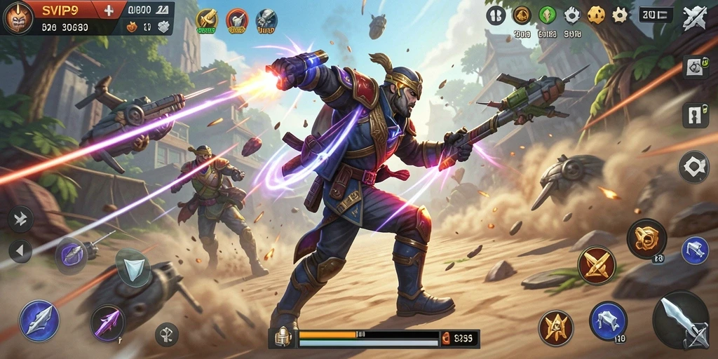 Gameplay menarik dan penuh aksi dari SVIP9 yang mendebarkan.